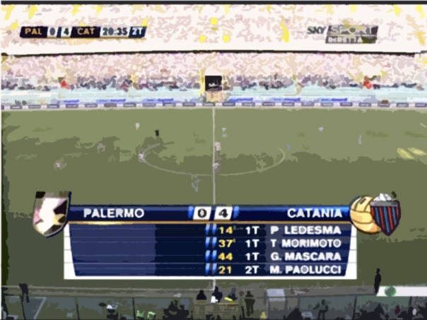 Palermo - Catania 0-4  01/03/2009